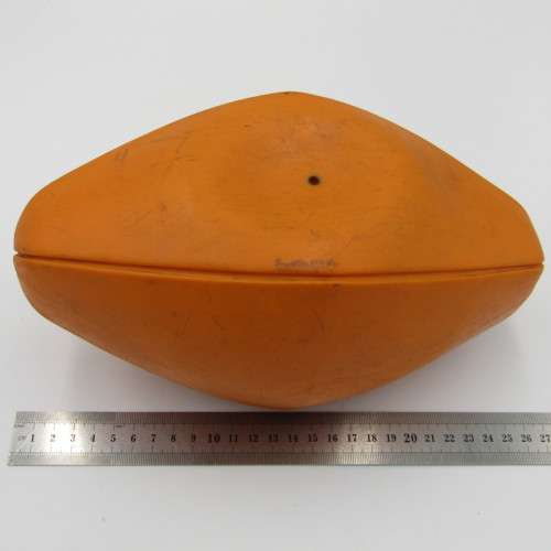 Sporting Memorabilia 1976 Springboks / All Blacks orange rubber rugby ball for sale in Cape